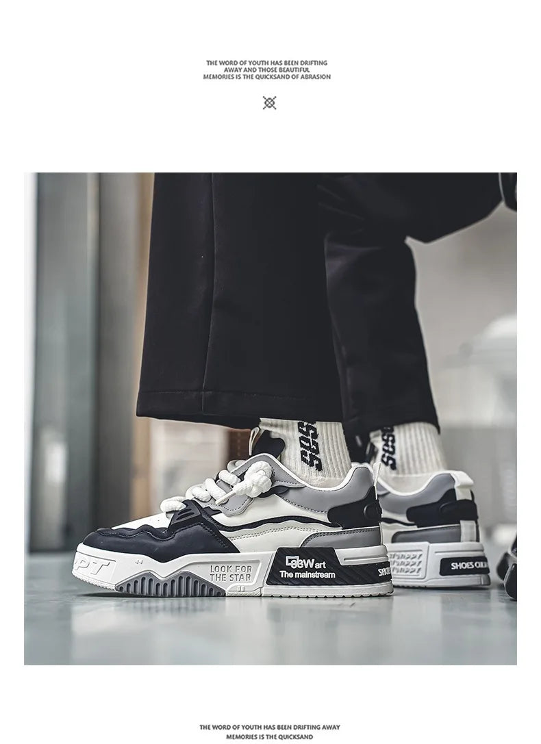 Baskets Chunky Homme 2025 – Sneakers Streetwear à Semelle Épaisse Antidérapante | Style Tendance Jeune & Urbain🚚 Livraison rapide en 8 à 12 jours ouvrés depuis la France FelizShop