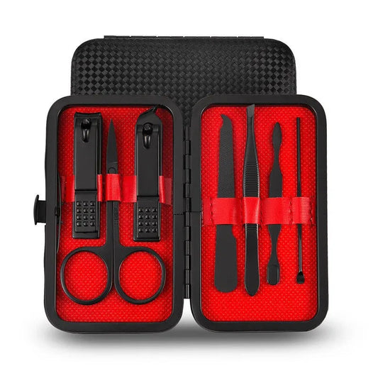 Set de manucure professionnel 7/10/12/18/20/24 pièces – Kit en acier inoxydable pour ongles des mains et des pieds – Avec étui en cuir portable 🚚 Livraison rapide en 8 à 12 jours ouvrés depuis la France FelizShop