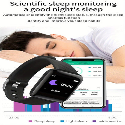 Montre connectée pour hommes et femmes — Montre bracelet Bluetooth, musique, sport, suivi santé, bracelet fitness, montre digitale
🚚 Livraison rapide en 8 à 12 jours ouvrés depuis la France FelizShop