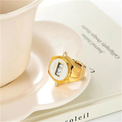 Bague Montre Électronique – Anneau Créatif Homme & Femme pour Lire l’Heure FelizShop