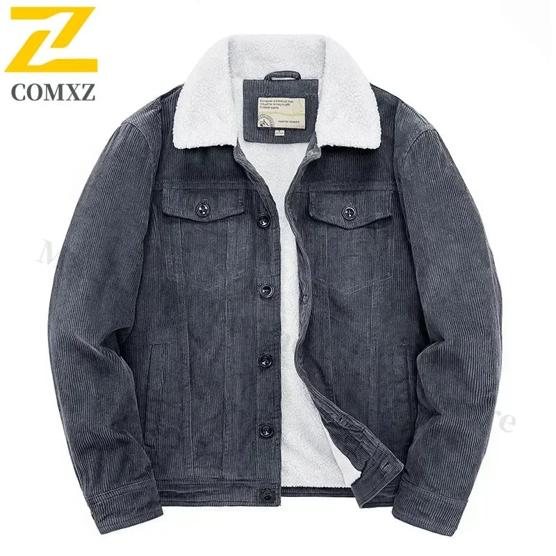 Blouson Homme Hiver – Velours Côtelé, Doublure Polaire & Coupe Décontractée
🚚Livraison rapide gratuite et sécurisée FelizShop