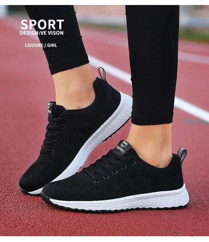 Baskets Femme 2024 – Sneakers à Semelle Épaisse, Chaussures de Sport Mode pour Printemps/Hiver, Idéales pour Courir ou au Quotidien 🚚 Livraison rapide en 8 à 12 jours ouvrés FelizShop