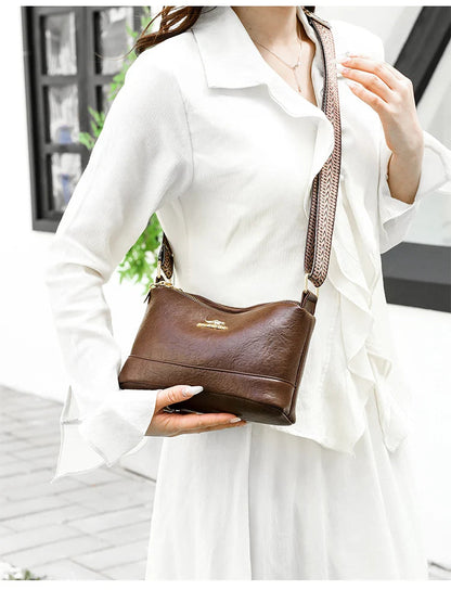 Sac à main femme – Sacs de luxe en cuir souple de haute qualité, design à plusieurs compartiments, porté épaule ou bandoulière. 🚚 Livraison rapide en 8 à 12 jours ouvrés depuis la France FelizShop