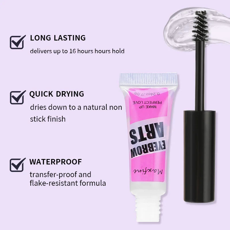 Gel à sourcils transparent – Fixation longue durée, waterproof, séchage rapide – Maquillage des yeux 🚚 Livraison rapide en 8 à 12 jours ouvrés depuis la France FelizShop
