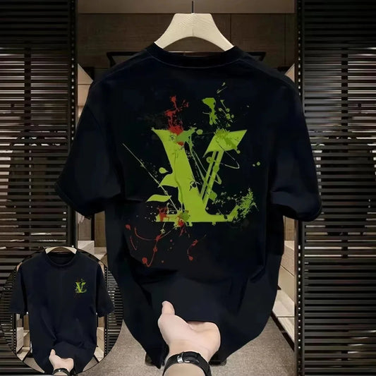 T-shirt Unisexe 2025 en Coton – Impression Lettrée, Coupe Ample, Style Tendance🚚 Livraison rapide en 8 à 12 jours ouvrés depuis la France FelizShop