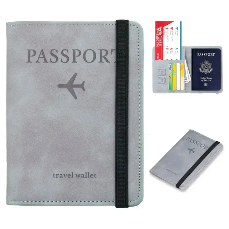 Porte-Passeport & Étui Cartes RFID – Cuir | Mixte & Sécurisé pour le Voyage🚚 Livraison rapide en 8 à 12 jours ouvrés depuis la France FelizShop