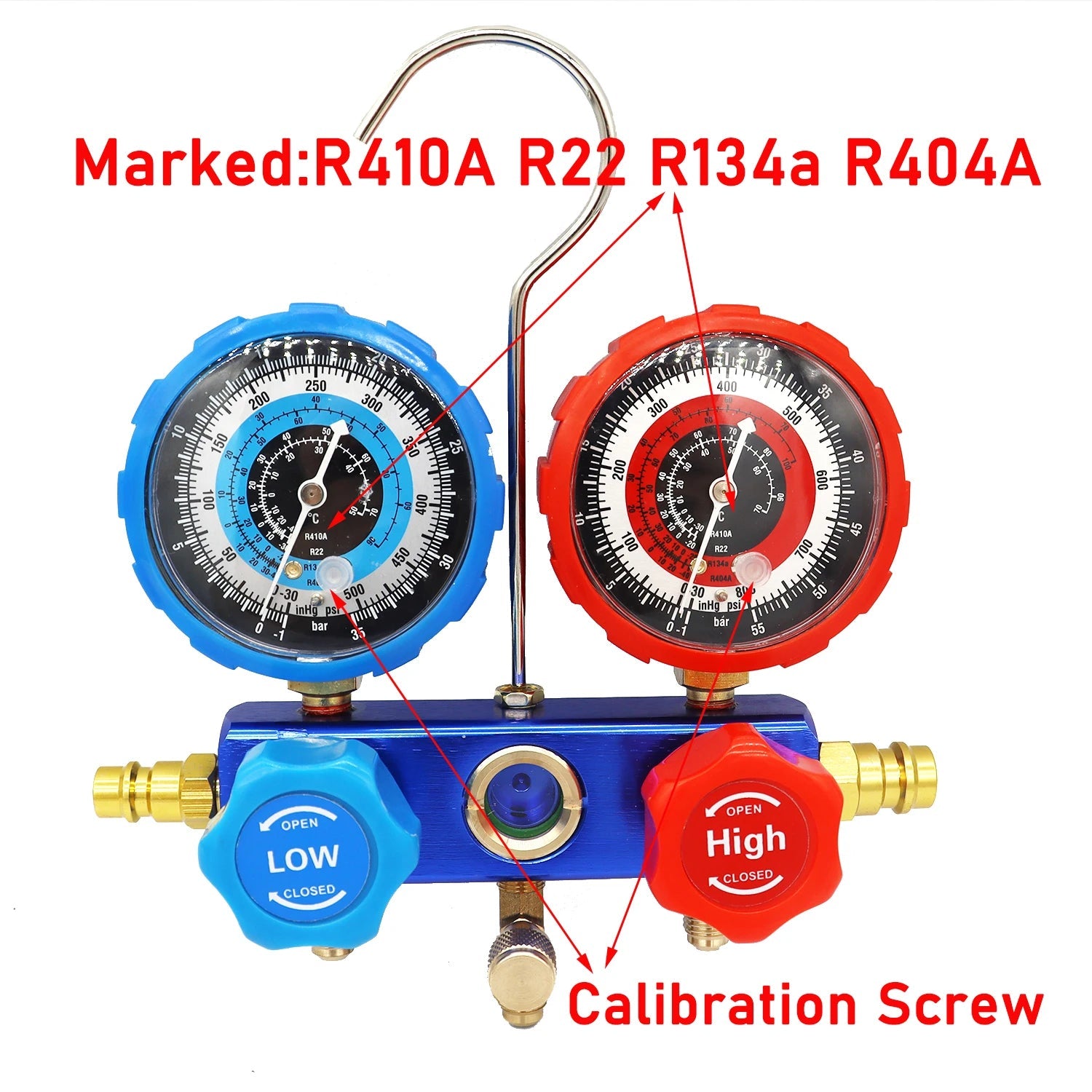 Manifold 3 Voies Climatisation – Kit Diagnostic & Recharge FelizShop