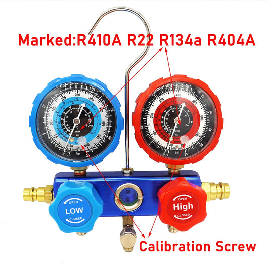 Manifold 3 Voies Climatisation – Kit Diagnostic & Recharge FelizShop