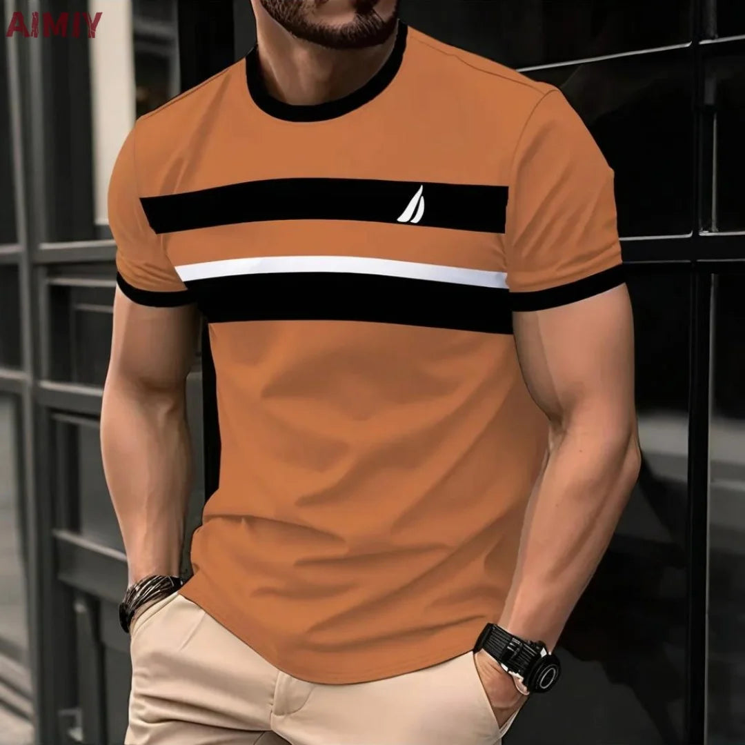 T-shirt Oversize Homme – Rayé & Décontracté
M à XXL – coupe large oversize
 coton mélangé respirant
 manches courtes, rayures imprimées
pour le printemps/été 🚚 Livraison rapide en 8 à 12 jours ouvrés depuis FelizShop