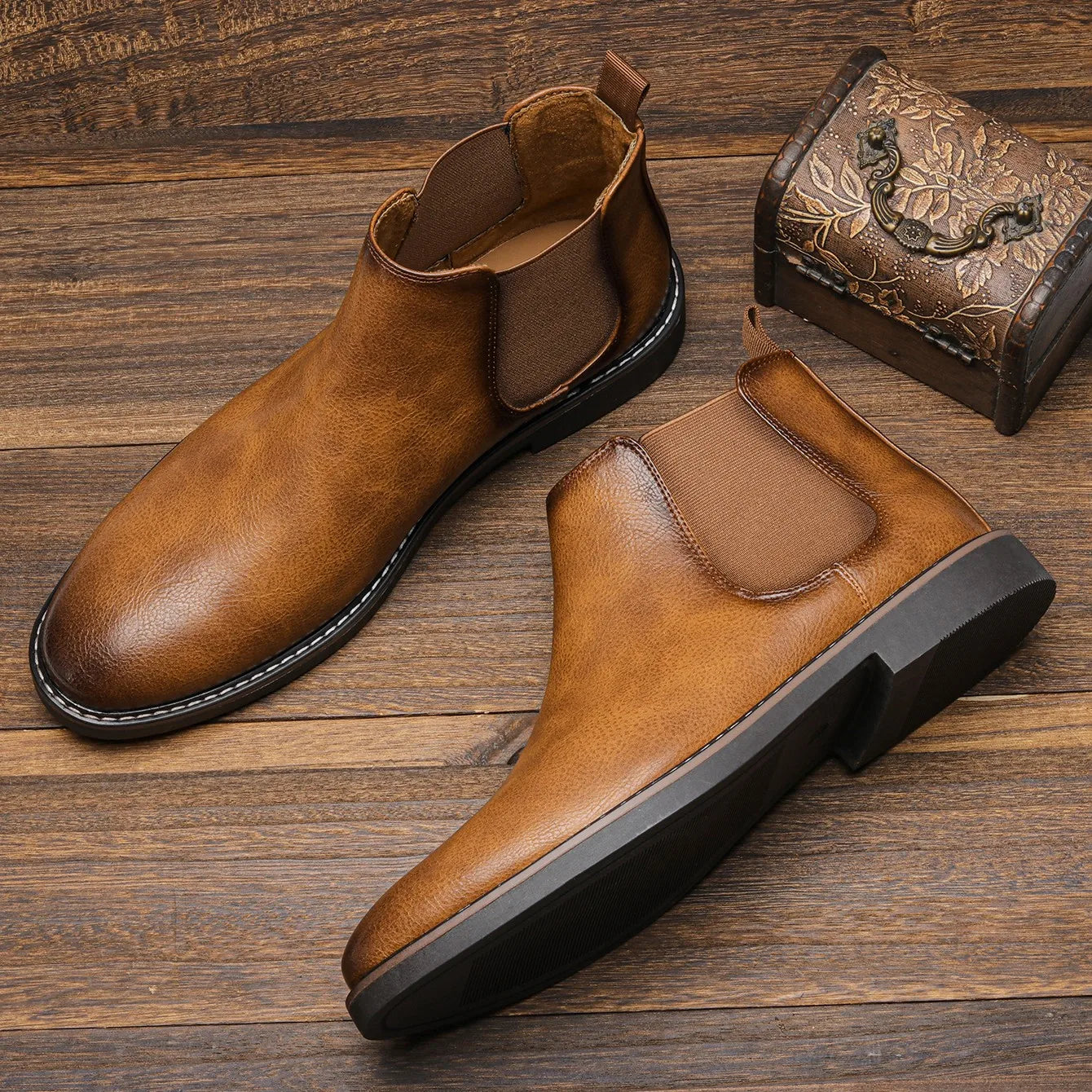 Bottes Chelsea homme 40~46 — Marque tendance, style rétro — Bottes mode et confortables🚚 Livraison rapide en 8 à 12 jours ouvrés depuis la France FelizShop