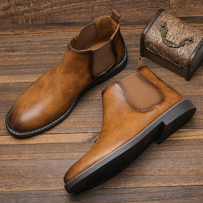 Bottes Chelsea homme 40~46 — Marque tendance, style rétro — Bottes mode et confortables🚚 Livraison rapide en 8 à 12 jours ouvrés depuis la France FelizShop