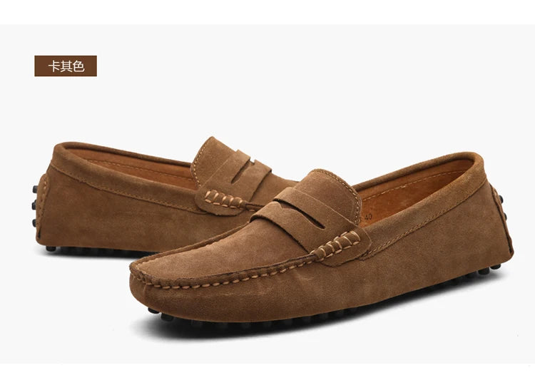 Chaussures homme 38–50 – Chaussures décontractées en cuir véritable – Mocassins tendance pour homme – Slip-on, chaussures plates pour conduite🚚 Livraison rapide en 8 à 12 jours ouvrés depuis la France FelizShop