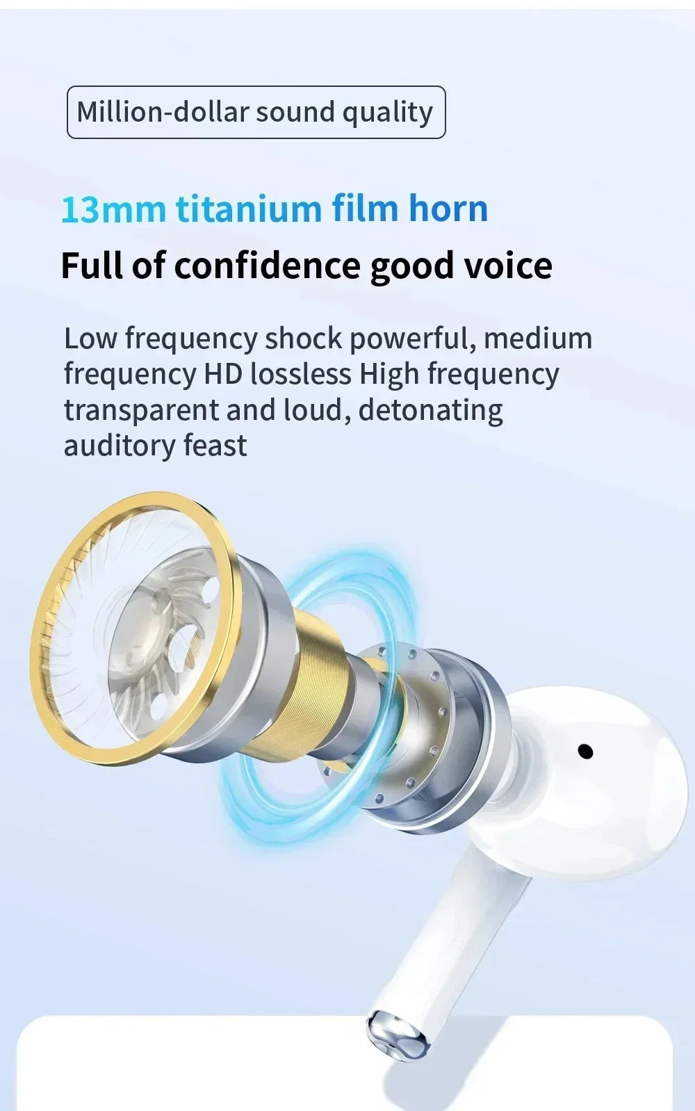 Air Pro True Wireless Bluetooth Earphones Headphones Bin Lanyard HiFi Sound Low Latency Noise Reduction Earbuds for IOS Android FelizShop