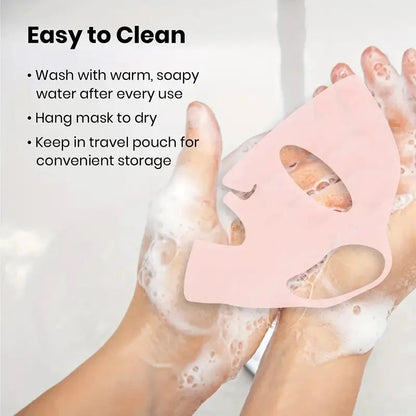 Masque en Silicone 3D Réutilisable – Couvre-Masque Anti-Évaporation pour Soins du Visage🚚 Livraison rapide en 8 à 12 jours ouvrés depuis la France FelizShop