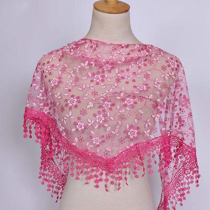 Foulard Femme BOHOWAII – Voile Dentelle Triangulaire Élégant
Dimensions : env. 140 cm x 90 cm x 90 cm (forme triangle)
Matériaux : tulle léger, dentelle brodée, voile doux et respirant
Style : bohème chic, musulman mo FelizShop