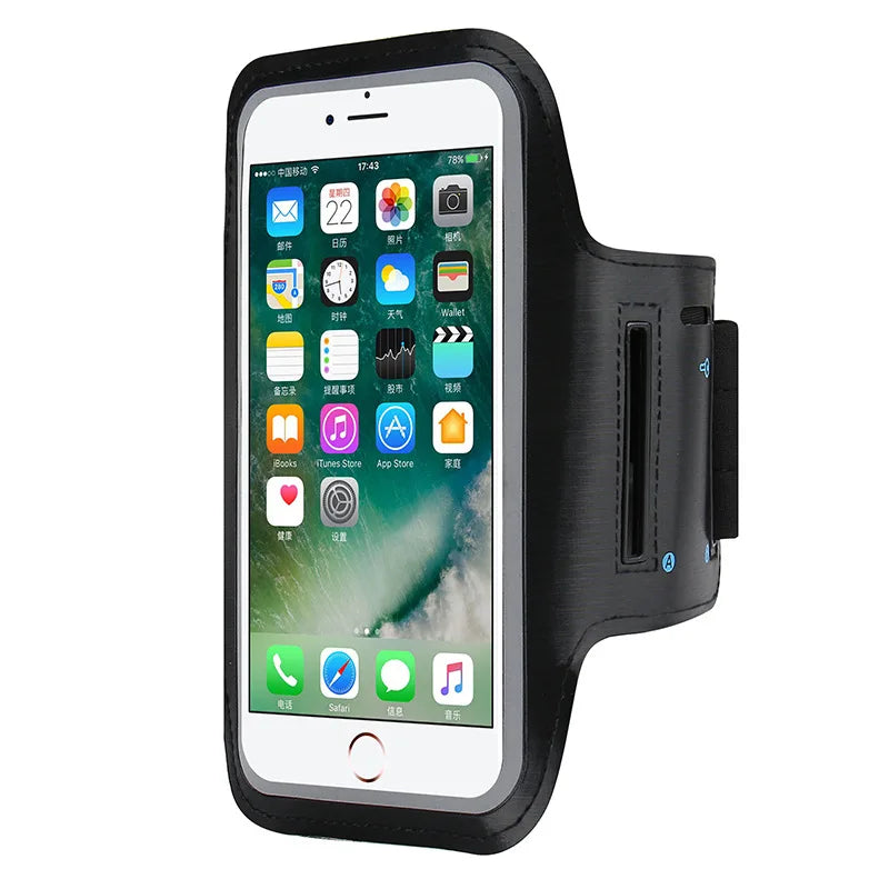 Brassard téléphone portable sport en extérieur — Support smartphone universel pour gym, course — Pochette brassard pour téléphones 4 à 7 pouces🚚 Livraison rapide en 8 à 12 jours ouvrés depuis la France FelizShop