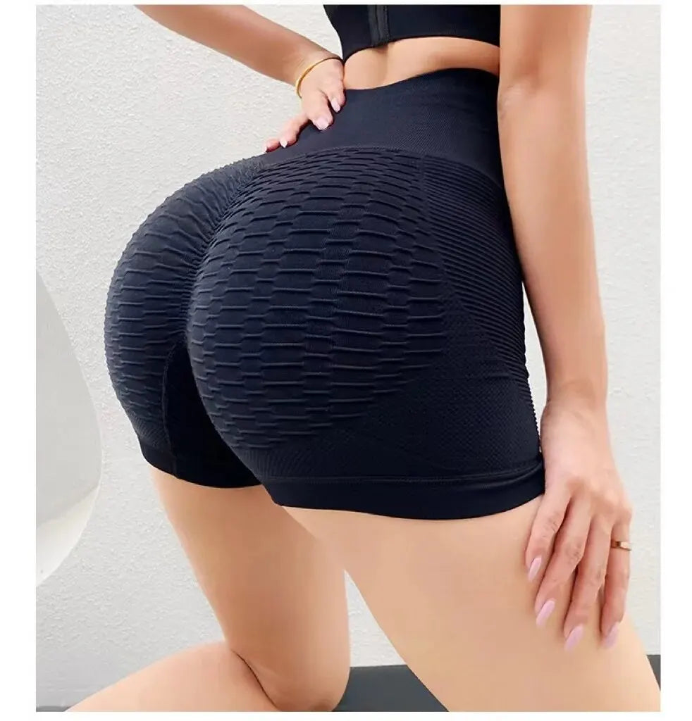 Women Sport Shorts High Waist Push Up Booty Workout Short Sexy Tummy Control Yoga Tights Seamless Fitness Hip Lifting Sportswear FelizShop