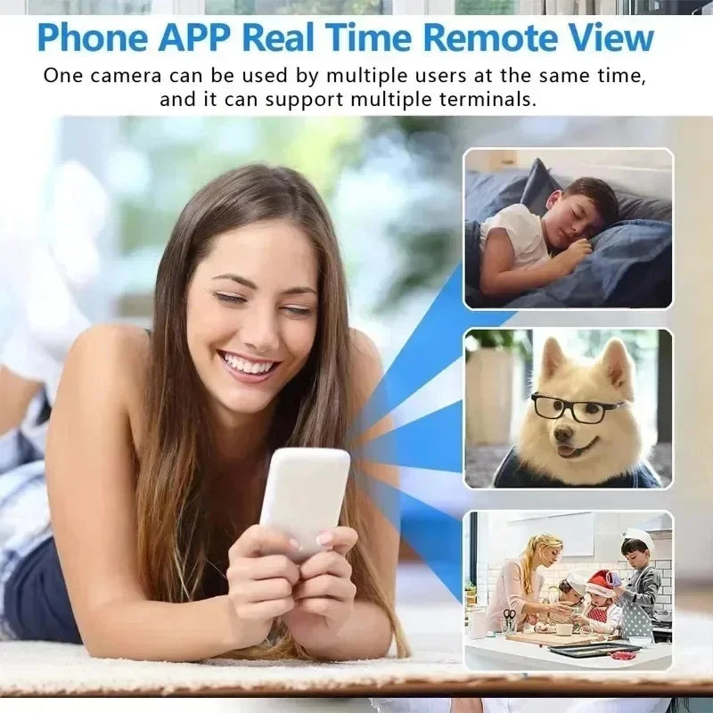 Caméra de Surveillance Mini WiFi 1080P HD – Caméra Intelligente d’Intérieur avec Vision Nocturne, Détection Humaine AI, Audio/Vidéo Sans Fil, Sécurité Domestique 
🚚 Livraison rapide en 8 à 12 jours ouvrés FelizShop