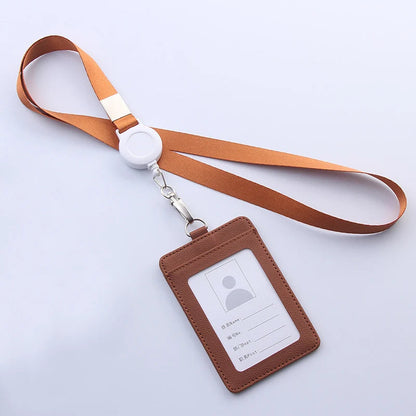 Multifunctional Retractable Lanyard Card Holder PU Badges Set For ID Name Card Business Name Tag Student ID Card Neck Rope
🚚Livraison gratuite rapide et sécurisé FR FelizShop