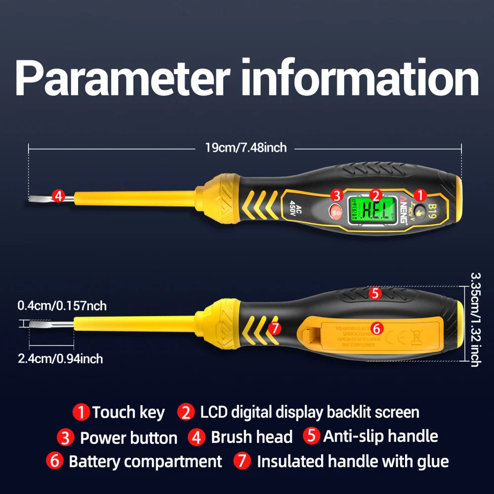 Stylo Testeur de Tension B16 NCV – Détecteur Intelligent Sans Contact 30V-1000V FelizShop