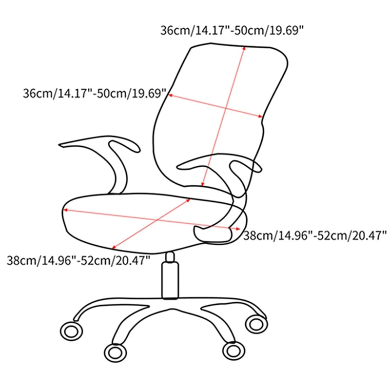 Housse Extensible pour Chaise de Bureau – Confort, Protection & Style🚚Livraison gratuite rapide et sécurisé FR FelizShop