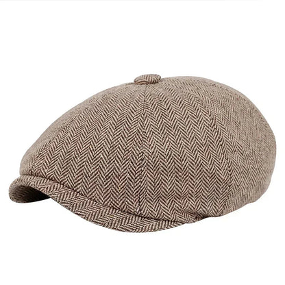 Casquette vintage homme – Chapeau plat style Peaky Blinders, idéal pour le golf, la conduite ou la protection solaire. Pour homme et femme, saisons printemps, été, automne.🚚Livraison gratuite rapide et sécurisé FR FelizShop
