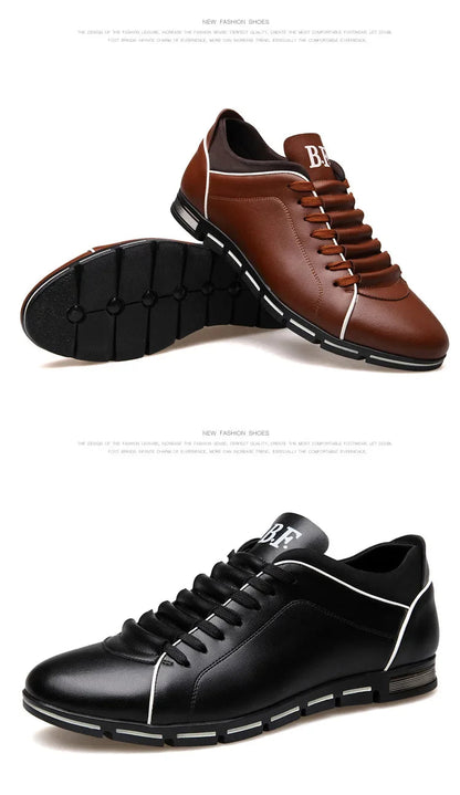 Chaussures casual pour homme — Nouveau style britannique élégant — Chaussures plates confortables et résistantes, pour toutes saisons, banquets ou usage quotidien🚚 Livraison rapide en 8 à 12 jours ouvrés depuis la FelizShop
