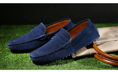 Chaussures homme 38–50 – Chaussures décontractées en cuir véritable – Mocassins tendance pour homme – Slip-on, chaussures plates pour conduite🚚 Livraison rapide en 8 à 12 jours ouvrés depuis la France FelizShop