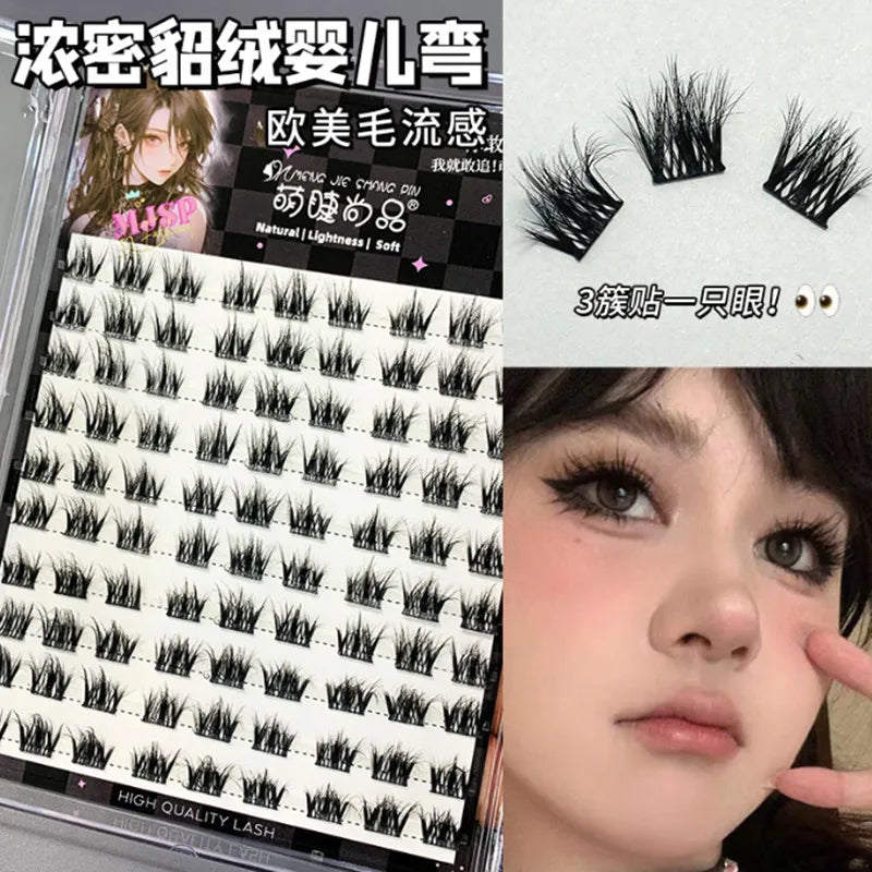 Faux-cils Segments Effet Fox Eyes – Regard Allongé & Naturel🚚Livraison gratuite rapide et sécurisé FR FelizShop