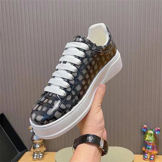 Baskets à plateforme à bout rond — Chaussures plates casual à lacets
🚚 Livraison rapide en 8 à 12 jours ouvrés depuis la France FelizShop