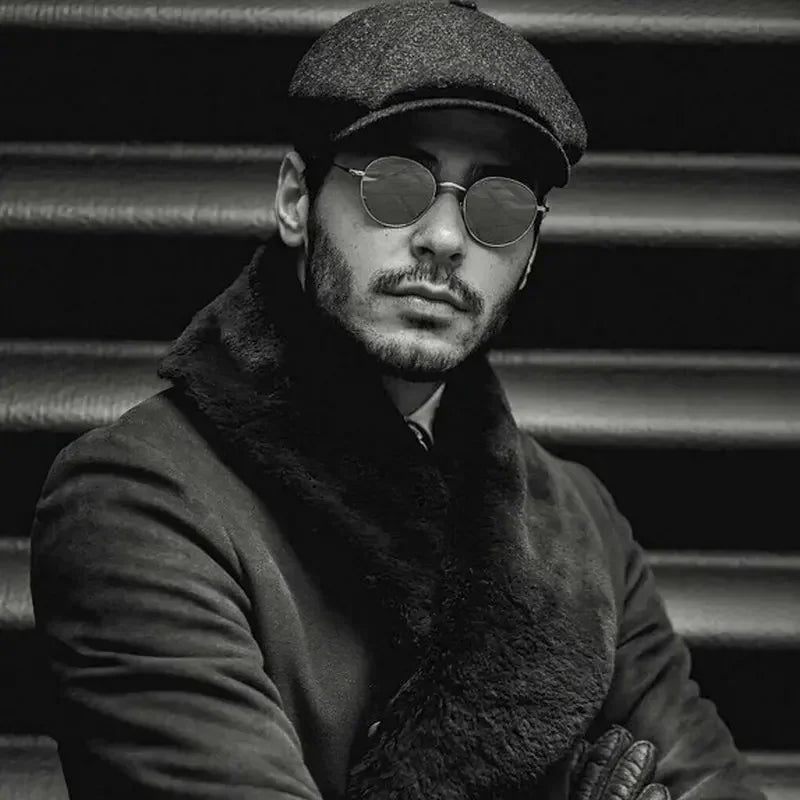 Casquette vintage homme – Chapeau plat style Peaky Blinders, idéal pour le golf, la conduite ou la protection solaire. Pour homme et femme, saisons printemps, été, automne.🚚Livraison gratuite rapide et sécurisé FR FelizShop