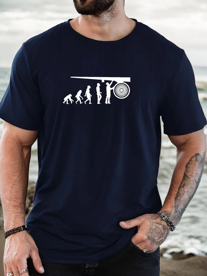 T-shirt Homme 100 % Coton – Graphique & Respirant – Style Streetwear Décontracté🚚 Livraison rapide en 8 à 12 jours ouvrés depuis la France FelizShop