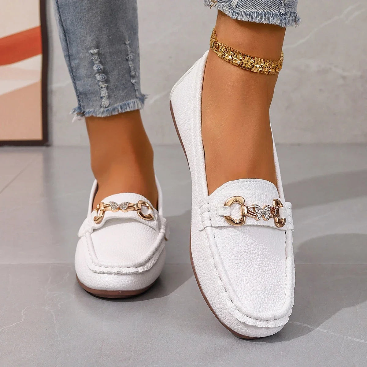 Chaussures Mary Jane Femme – Slip-On Décontractées – Ballerines Confortables à Bout Rond – Semelle Souple – Printemps/Automne 2025
🚚Livraison gratuite rapide et sécurisé FR - FelizShop