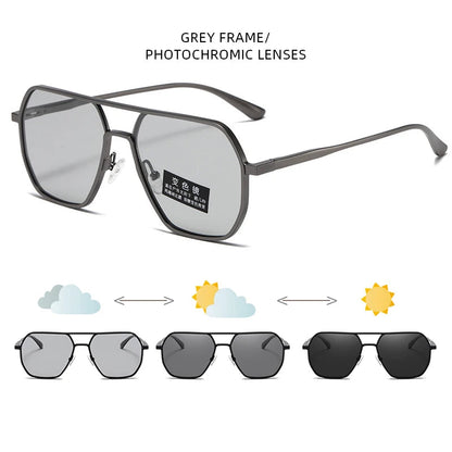 Lunettes de Soleil Photochromiques de Luxe – Polarisées & Anti-Éblouissement – Unisexe UV400🚚 Livraison rapide en 8 à 12 jours ouvrés depuis la France FelizShop