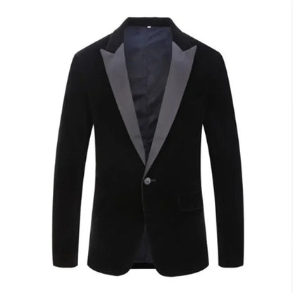 Tuxedo de Marié en Velours – Coupe Cintrée Élégante | Costume de Soirée & Mariage Tendance🚚 Livraison rapide en 8 à 12 jours ouvrés depuis la France FelizShop
