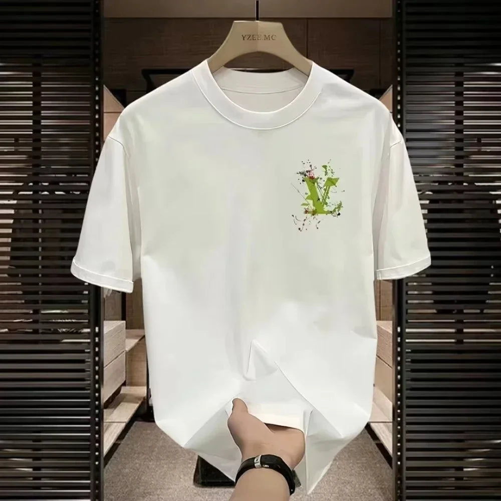 T-shirt Unisexe 2025 en Coton – Impression Lettrée, Coupe Ample, Style Tendance🚚 Livraison rapide en 8 à 12 jours ouvrés depuis la France FelizShop