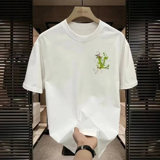 T-shirt Unisexe 2025 en Coton – Impression Lettrée, Coupe Ample, Style Tendance🚚 Livraison rapide en 8 à 12 jours ouvrés depuis la France FelizShop