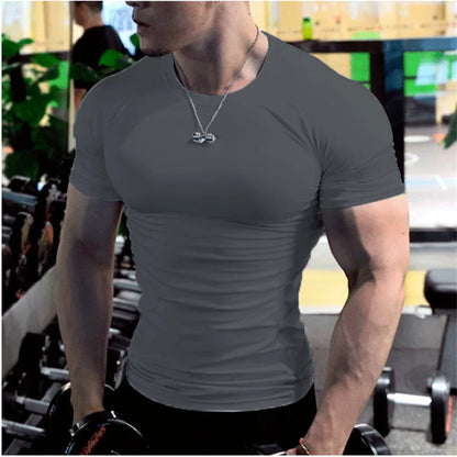 T-shirt Oversize Homme – Manches Courtes, Blanc, Séchage Rapide, Style Football & Gym, Compression Décontractée pour Sport et Streetwear🚚 Livraison rapide en 8 à 12 jours ouvrés depuis la France FelizShop