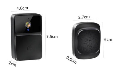 Caméra de Sonnette Vidéo WiFi – Vision Nocturne HD, Sans Fil, Batterie Intégrée, Interphone Bidirectionnel avec Modulation de Voix, Sécurité Intelligente pour la Maison 🚚 Livraison rapide en 8 à 12 jours ouvrés FelizShop