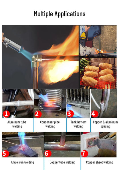 Chalumeau à gaz butane professionnel avec tuyau – Soudage et brasage FelizShop