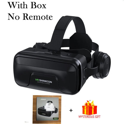 Casque VR Shinecon 10.0 – Lunettes de réalité virtuelle 3D pour smartphone. Vision binoculaire immersive, compatible jeux vidéo, films et applications VR.🚚Livraison gratuite rapide et sécurisé FR FelizShop