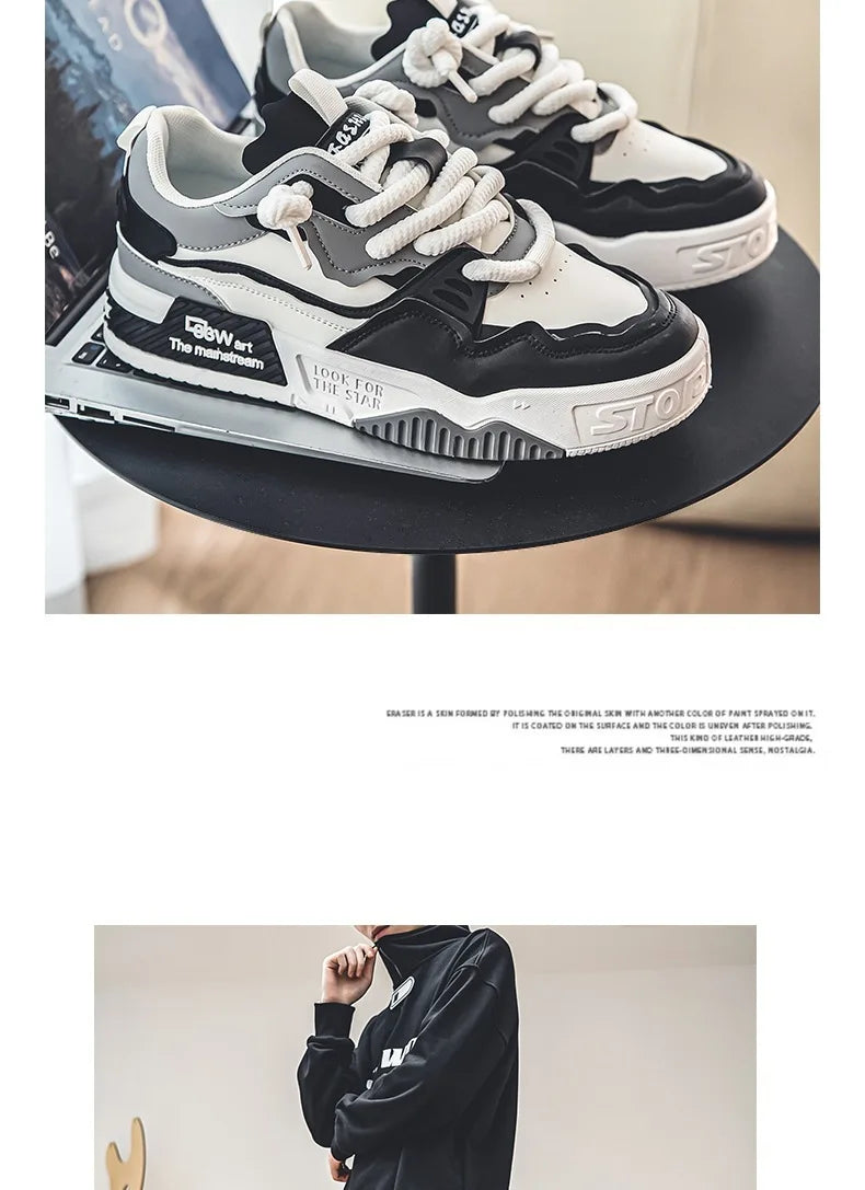 Baskets Chunky Homme 2025 – Sneakers Streetwear à Semelle Épaisse Antidérapante | Style Tendance Jeune & Urbain🚚 Livraison rapide en 8 à 12 jours ouvrés depuis la France FelizShop