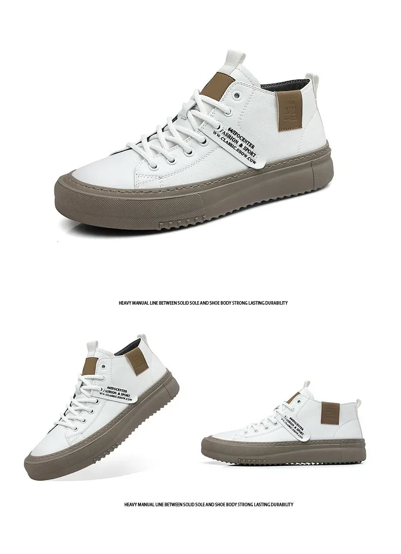 Sneakers Homme 2024 – Chaussures en Cuir Haut de Gamme à Lacets | Style Luxe & Semelle Rehaussante
🚚 Livraison rapide en 8 à 12 jours ouvrés depuis la France FelizShop