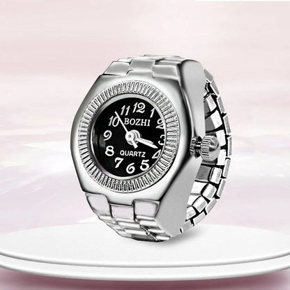 Bague Montre Rétro Punk – Anneau Quartz Vintage avec Chiffres Romains FelizShop