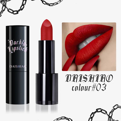 Rouge à Lèvres Mat Noir & Violet – Spécial Halloween | Waterproof & Longue Tenue | Look Gothique & Dramatique🚚 Livraison rapide FelizShop