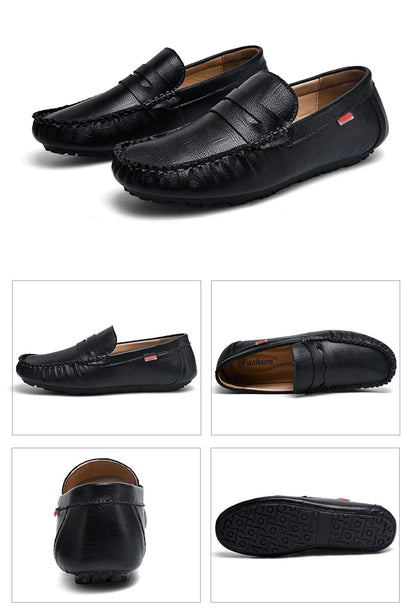 Mocassins Homme Cuir – Chaussures Décontractées à Enfiler | Loafers Style Bateau Haut de Gamme (Taille 38 à 47)🚚 Livraison rapide en 8 à 12 jours ouvrés depuis la France FelizShop