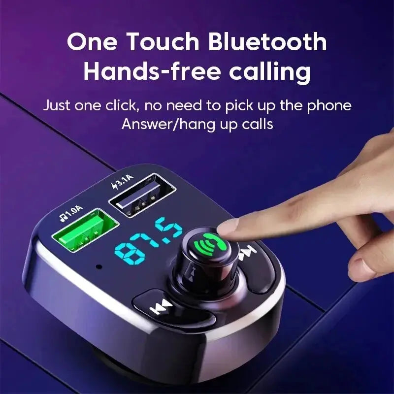 Transmetteur FM Bluetooth 5.0 avec Chargeur Voiture – LED, MP3, Appels Mains Libres & Double USB (QC3.0 + Type-C 🚚 Livraison rapide en 8 à 12 jours ouvrés depuis la France ou nos entrepôts européens 🇫🇷
✨ Suiv FelizShop