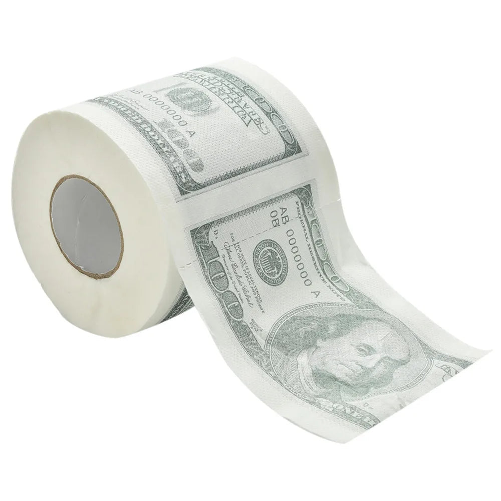 Papier Toilette Billet 100 Dollars – Gag Amusant et Cadeau Insolite FelizShop