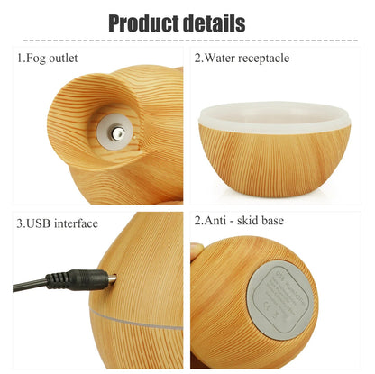 Diffuseur d’Huiles Essentielles USB – 130 ml – Brume Fraîche & Lumière LED – Design Bois Naturel 🚚 Livraison rapide en 8 à 12 jours ouvrés depuis la France ou nos entrepôts européens 🇫🇷
✨ Suivi du c FelizShop