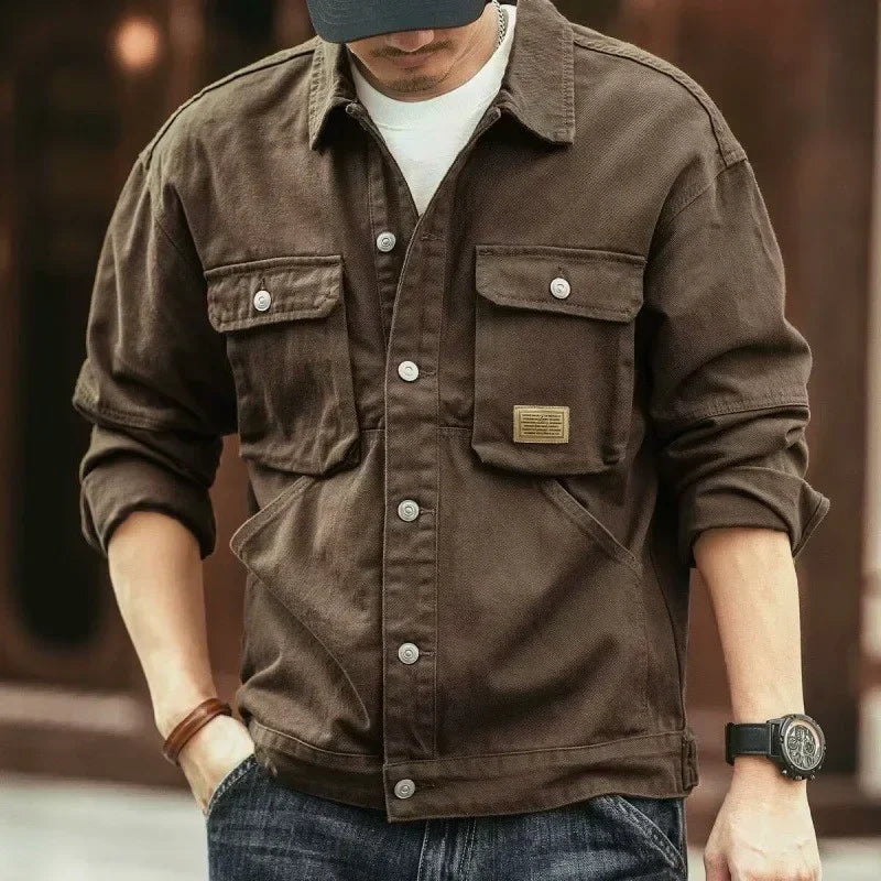 Veste Cargo Homme – Printemps/Automne 2024 | Style Décontracté & Urbain | Coupe Large Haute Qualité en Jean
🚚Livraison rapide gratuite et sécurisée FelizShop